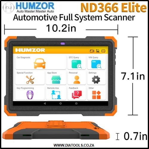 Humzor NexzDAS ND366 Elite All System OBD2 Diagnostic Tool - Image 4
