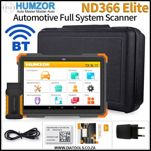 Humzor NexzDAS ND366 Elite All System OBD2 Diagnostic Tool - Image 5